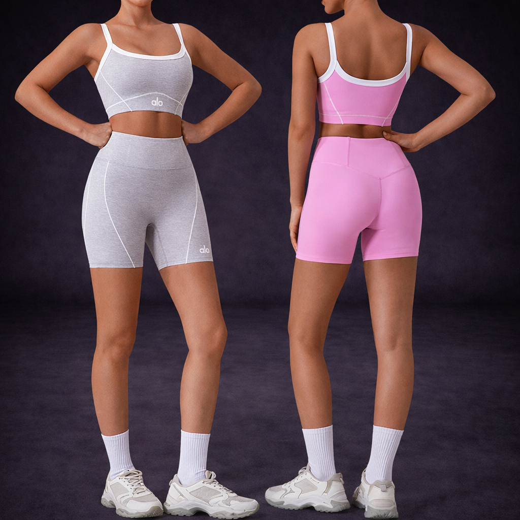 Wide Strap Push-Up Sports Bra