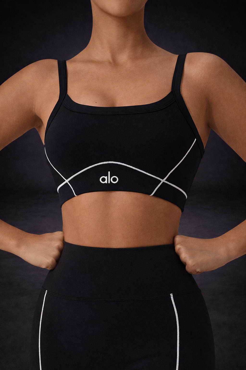 Wide Strap Push-Up Sports Bra