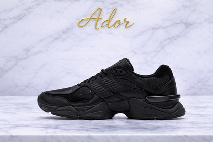 New Balance 9060 Triple Black Leather