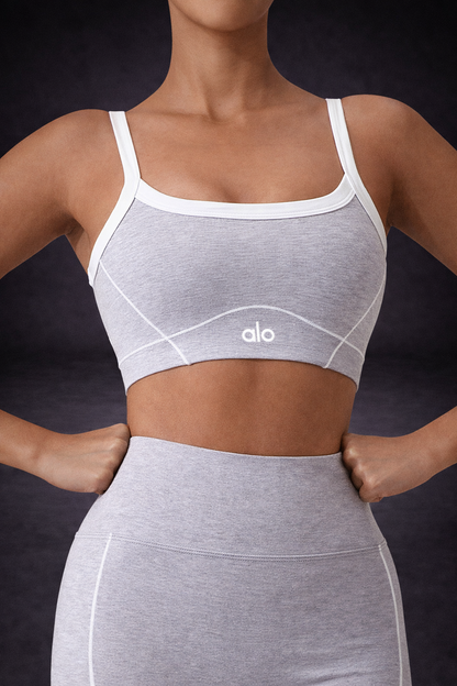 Wide Strap Push-Up Sports Bra