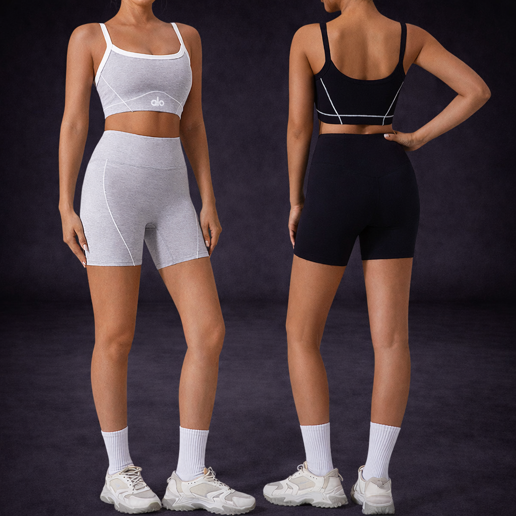 Wide Strap Push-Up Sports Bra