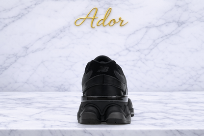 New Balance 9060 Triple Black Leather